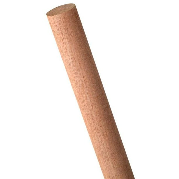 Waddell 1-1//4 In Pack 4 Hardwood Dowel Rod x 36 In